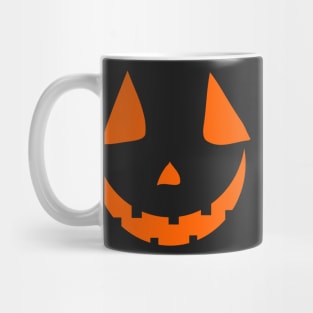 Halloween Pumpkin Face Orange Mug